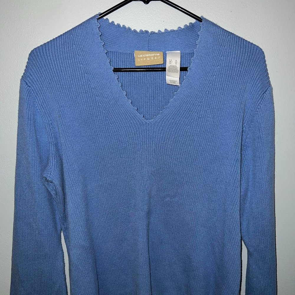 Baby Blue/Periwinkle Liz Claiborne Sweater